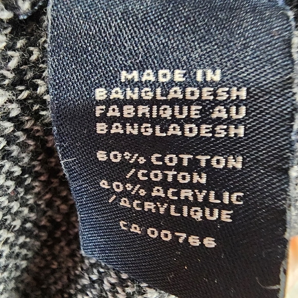 Daniel Hechter Paris Cotton Shawl Collar Grampa Cardigan Navy Size 2X Preppy - Picture 13 of 14